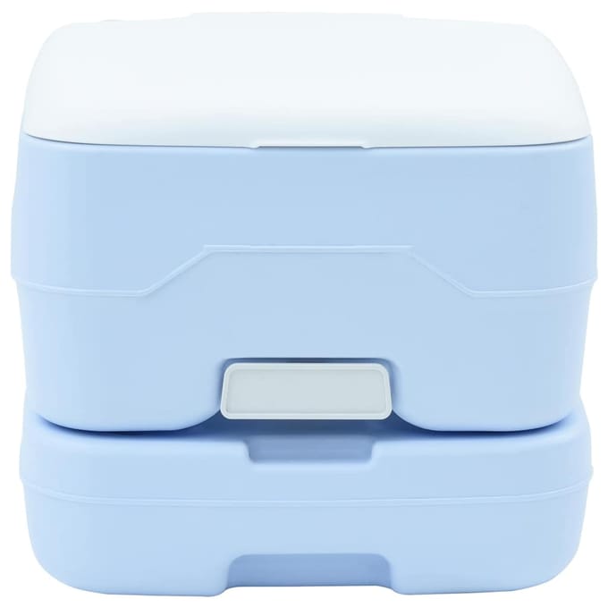 vidaXL Camping Toilet Lichtblauw en Wit 41,5 x 36,5 x 30 cm Polyetheen