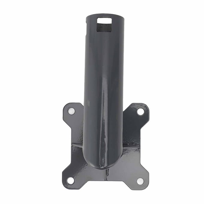 Kit de montage pour support de poteau d'antenne parabolique Internet par satellite robuste en alliage d'aluminium Starlink pour toit black