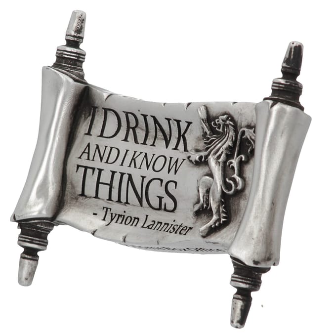 Game of Thrones Ik drink en ik weet dingen magneet