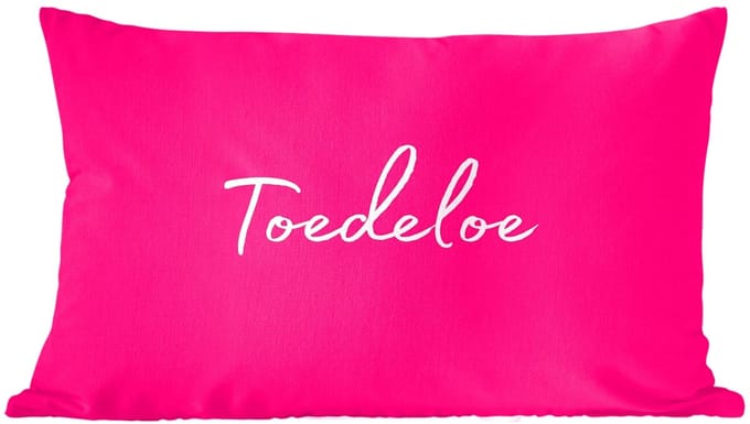 Sierkussens - Kussentjes Woonkamer - 60x40 cm - Toedeloe - Roze