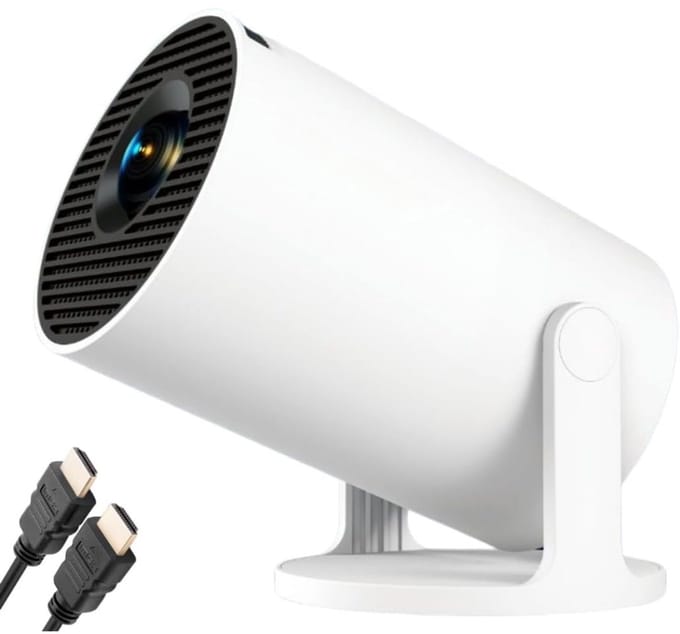 Nexvo® Draagbare beamer - Beamer - Projector - Mini Beamer - Wit -10cm x 9cm x 16cm