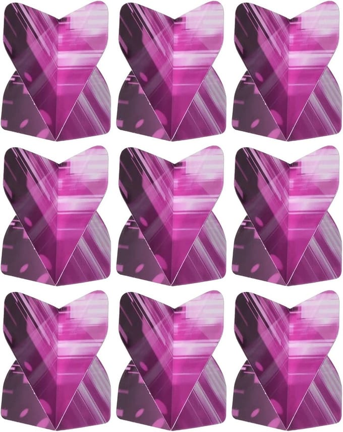 Dart Accessoires Vluchten Set voor Standaard en Soft Tip Darts Dikke Streep Stijl