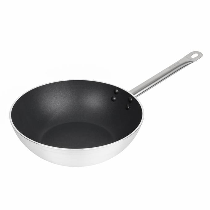 Vogue Platinum Plus Anti-Aanbak Wokpan 30cm - Vogue FB690 - Horeca & Professioneel