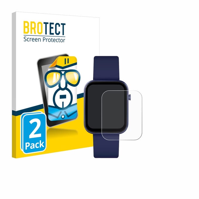 BROTECT - Screenprotector voor Reflex Active Series 12 - Folie Beschermfolie transparant 2 Stuks