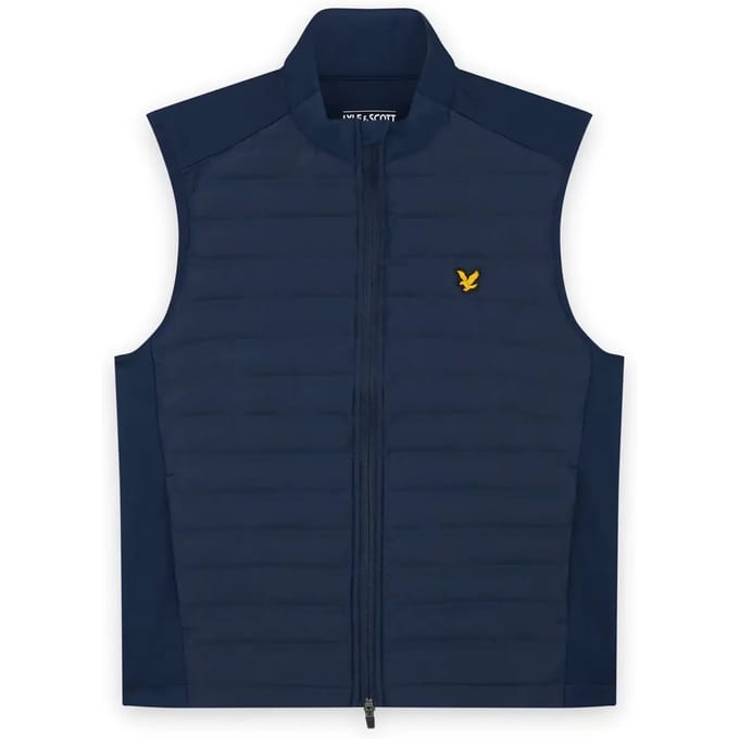 Volledige rits gilet Lyle & Scott Hybrid Quilted