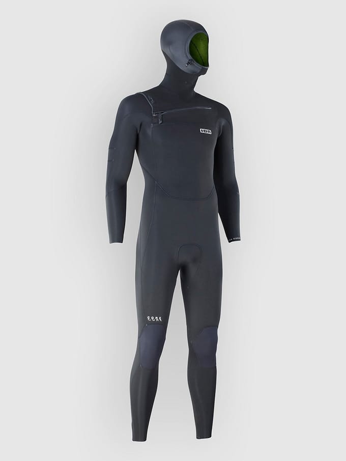 Ion Seek Core 5/4 Hood Front Zip Wetsuit zwart