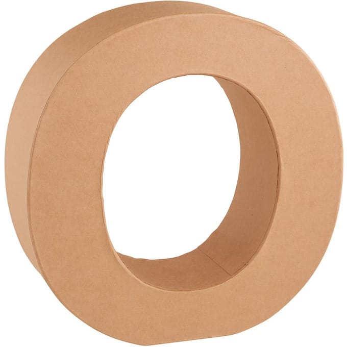 Kartonnen brief - Letter "O"