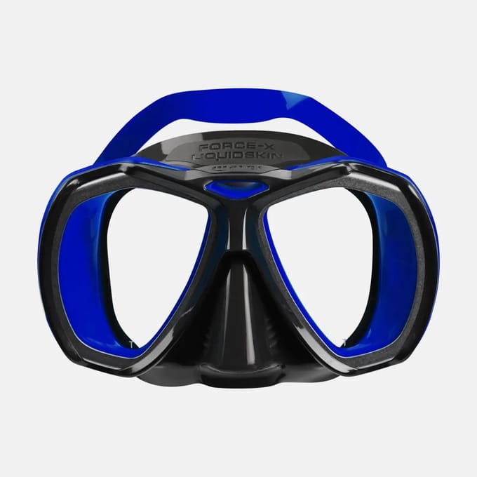 Mares Force-X LiquidSkin - Duikbril - Blue/Black