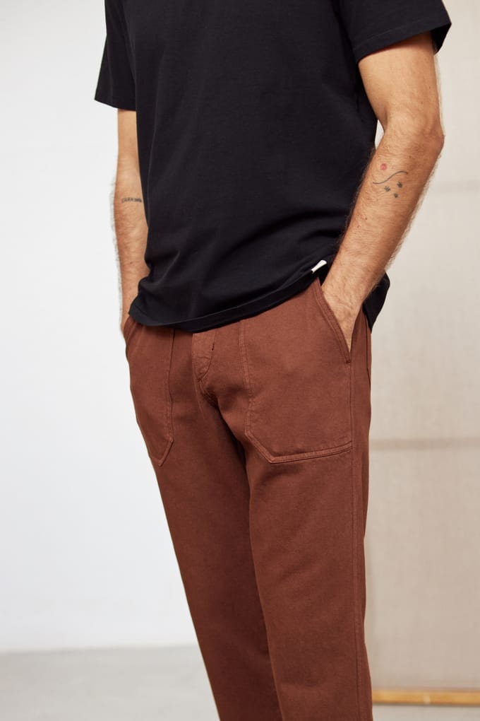 TWOTHIRDS Balu Pants Sorrel Brown Größe: 36 | Chinos Outlet | Herren | Braun