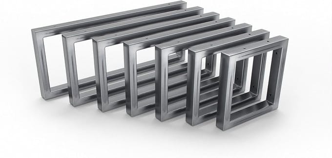 Wastafelhouder Set - Ondersteuning Plaat - Badkamer Installatie - Zware Lastdrager - 35 cm Diep - Blanke Lak