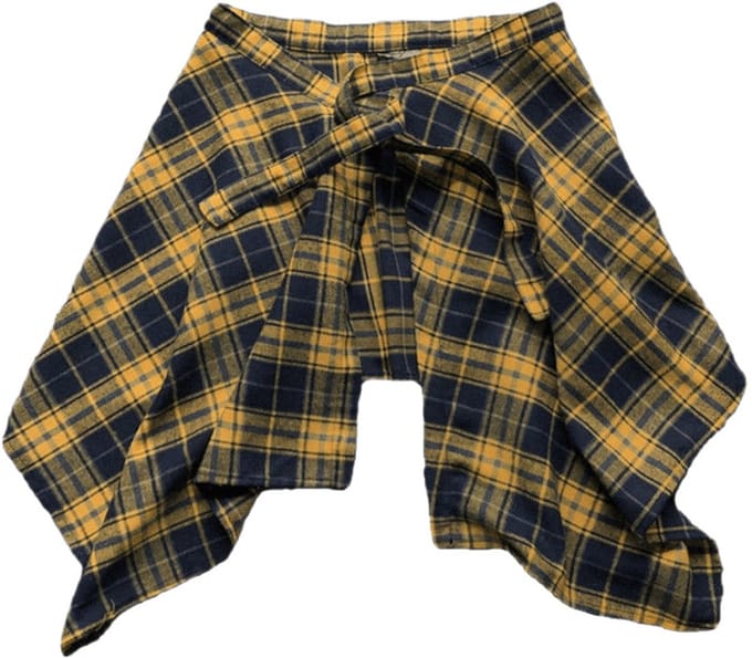 Riem -Heupsjaal- Tailleaccessoire - One size - Broek-/rokversiering - Unisex-geel zwart