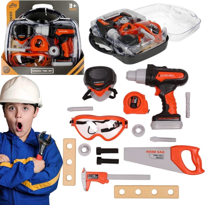 Kindergereedschapsset in een koffer 3+ MEGA CREATIVE