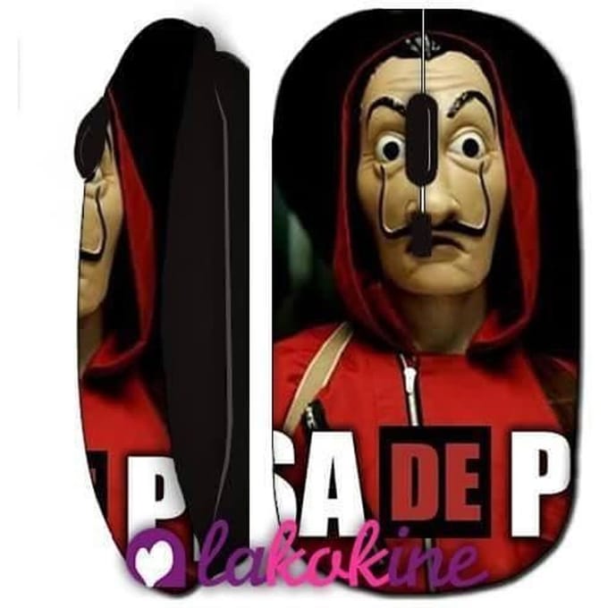 Souris sans fil la casa de papel dali