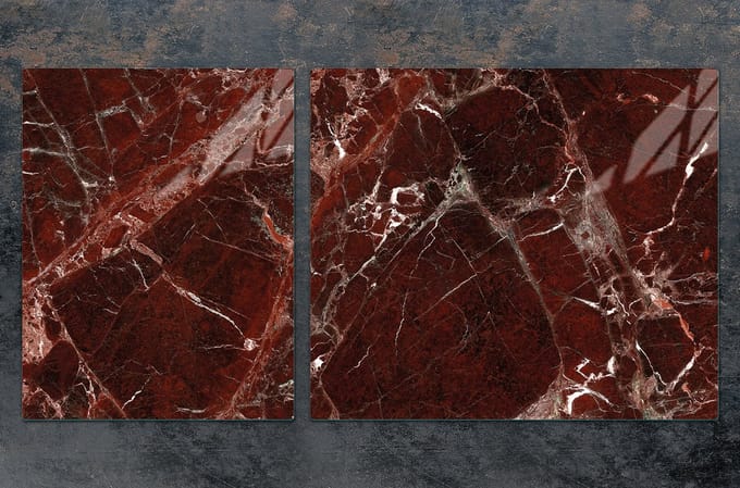 TMK ArtDeko - Snijplank - 100x52 cm - Marmer - Glas - Veelzijdig