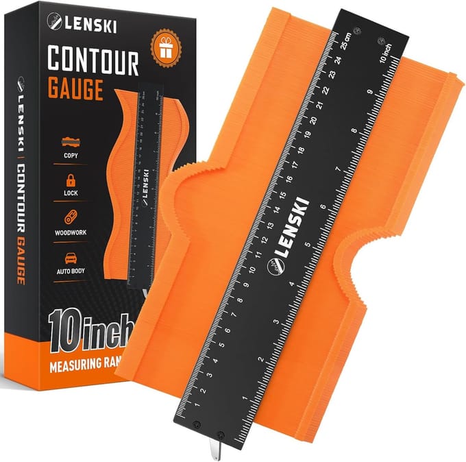 Contourmeter met Vergrendeling - Precisie Contoursjabloon voor Maatwerk Projecten