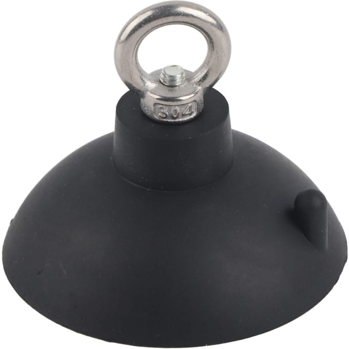 Système de retenue de bain avec ventouse et câble ras du cou pour toilettage d'animaux domestiques black