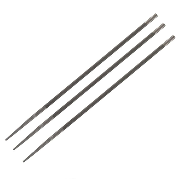 3 stuks 5,2 mm ronde kettingzaagkettingvijlen, vijlenslijper, houtbewerkingsaccessoireset gray