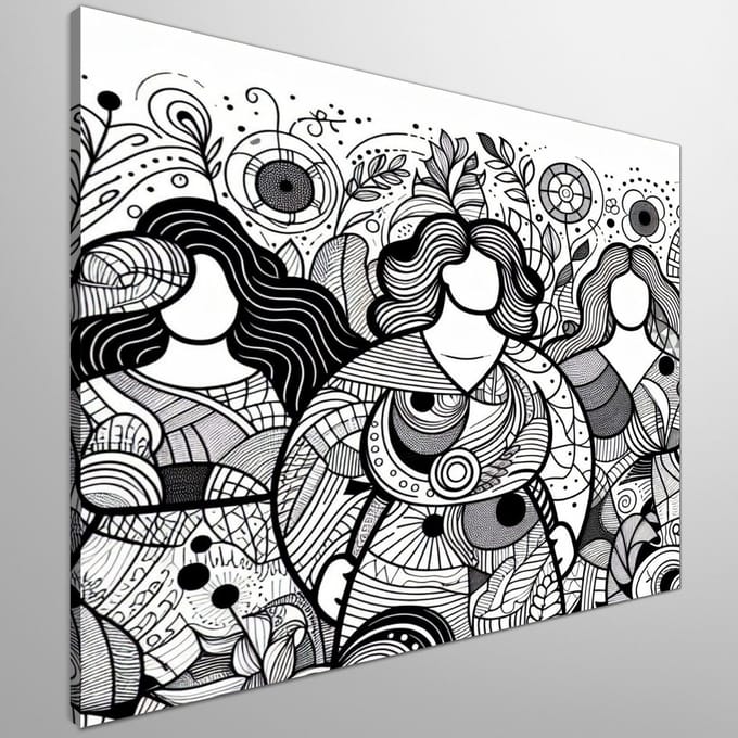 Kunstprint | Wanddecoratie | Canvas | 30 × 30 cm
