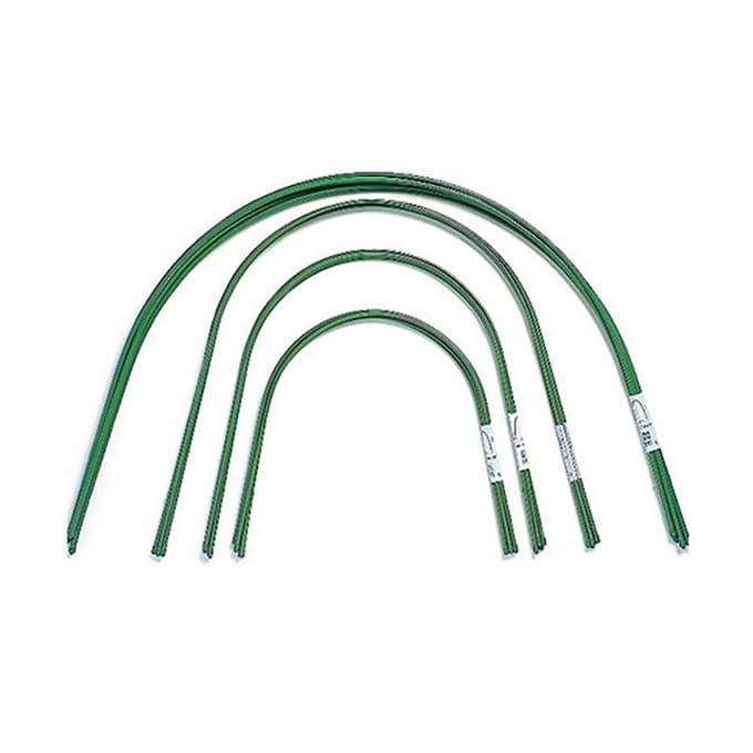 10 STKS Kassenboog Plastic Gecoate Stalen Pijp Tuinbogen Tuinbogen Roest Groeitunnel Type 1 gray