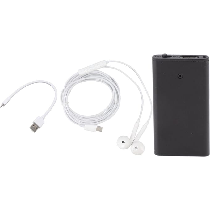 Mini Recorder HD Geluidsreductie Versleuteld 4GB Spraakgestuurde Recorder met MP3-weergave voor