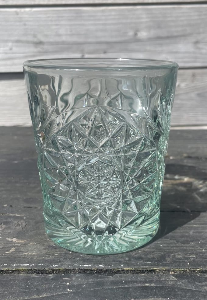 Waterglas van geslepen glas - set van 4 stuks - Pomme Chatelaine.NL