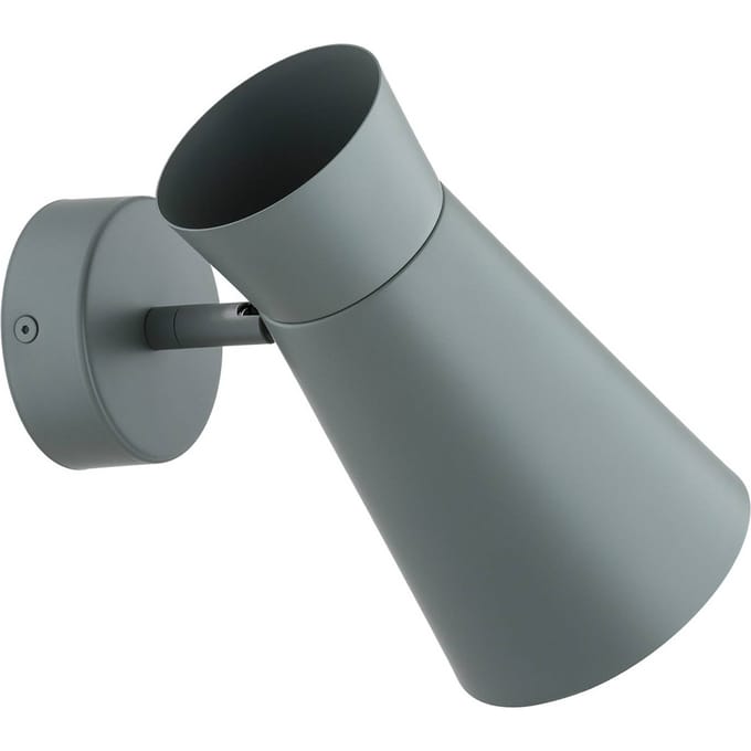 Argon Wandlamp Lotta, saliegroen, spot, staal, verstelbaar