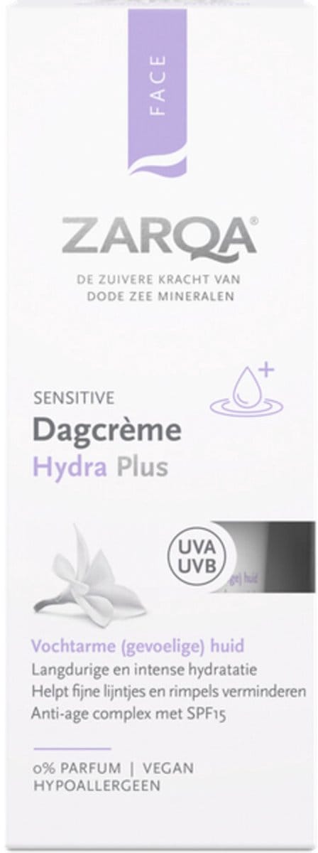 ZARQA Dagcrème Hydra Plus Sensitive - 50ml - SPF15