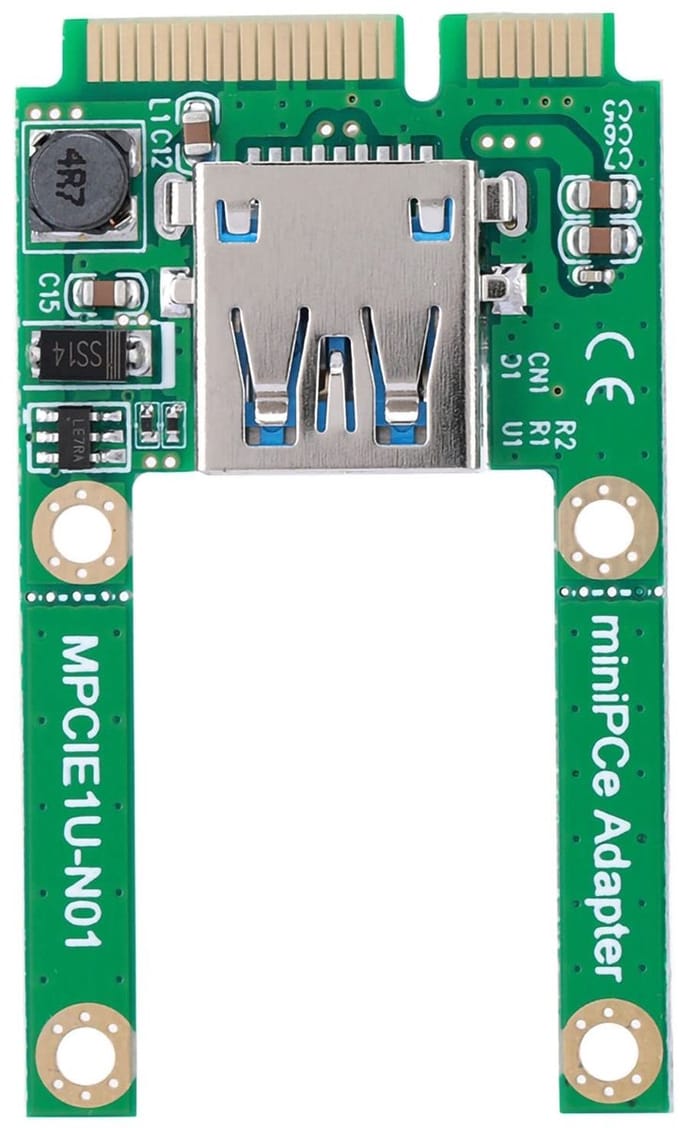 Mini-PCI-E-uitbreidingskaart adapter voor MSATA naar USB conversiekaart - WIN2000 XP Vista Win7 Win8 .