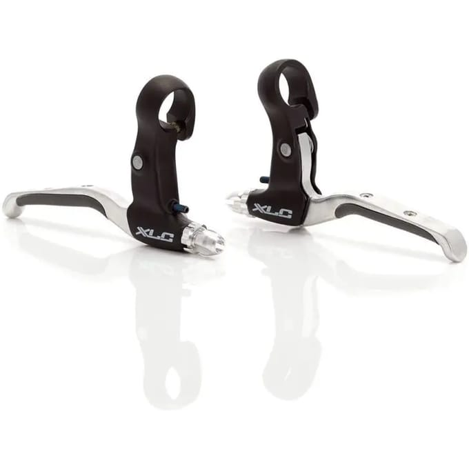 XLC Remgreep BL-V05 – V-Brake – Duimschakelaar/Draaischakelaar – Aluminium – Zwart/Zilver