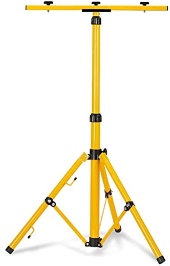 Telescopisch Statief voor Bouwspots en LED-Schijnwerpers - Verstelbaar 64-154 cm