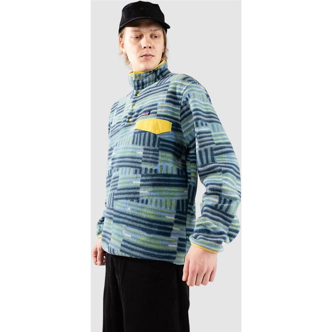 Patagonia LW Synch Snap-T Half-Zip Fleece Trui blauw