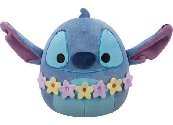 Squishmallows Disney Stitch Pluche 20cm - Stitch Wearing Lei