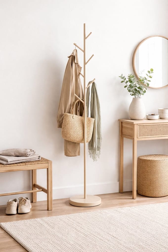 LOFT42 Tree staande kapstok - Beige - Metaal - 170x27