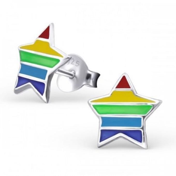 Oorknopjes-ster regenboog
