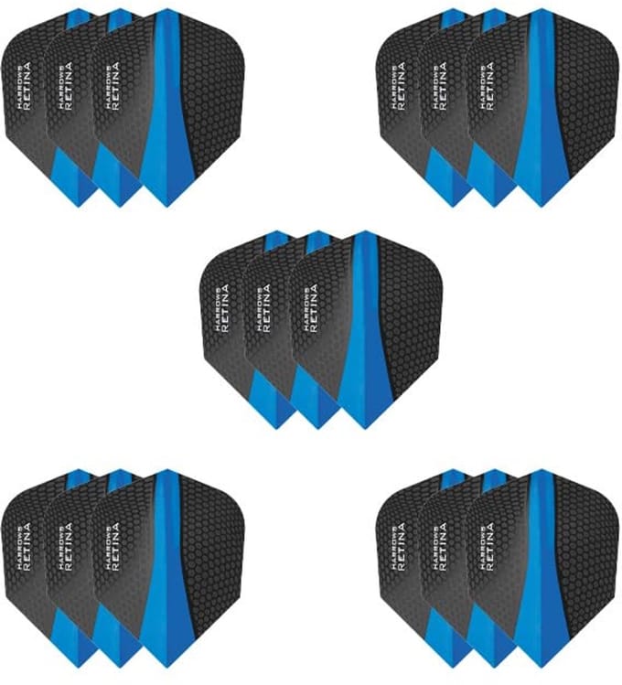 Premium 100 Micron Dart Flights - 5 Sets (15 Flights) - Extra Strong Professional Dart Accessories