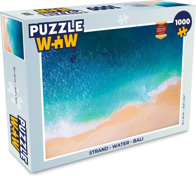 Puzzel Strand - Water - Bali - Legpuzzel - Puzzel 1000 stukjes volwassenen