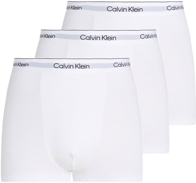 Calvin Klein Underwear 3-Pack Icon Relaxed Trunks - Wit- Heren, Wit S