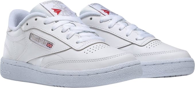 Reebok CLUB C 85 WHITE/LIGHT GREY Dames Sneakers - Wit