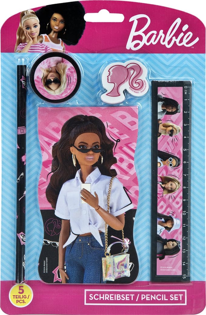 Barbie Stationery Set 5dlg Schrijfgerief