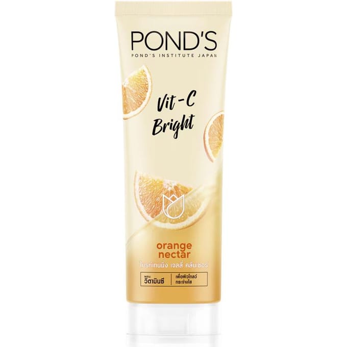 Pond's Vit-C Bright Orange Nectar Jelly Cleanser 100 g. 100 g. beige