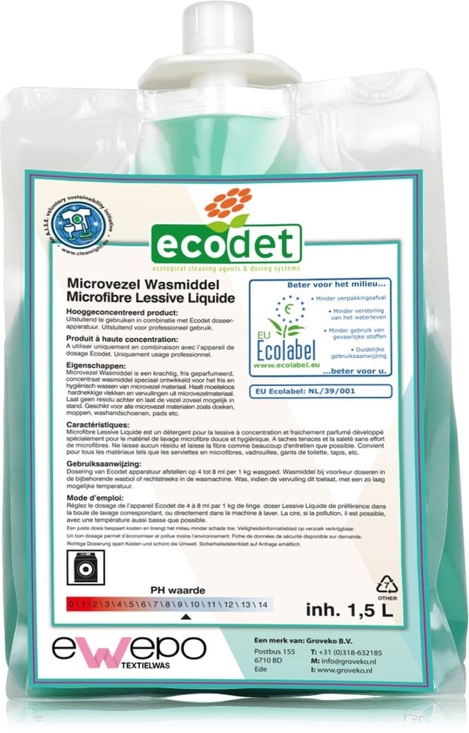 Ewepo Ecodet Easy Microvezelwasmiddel