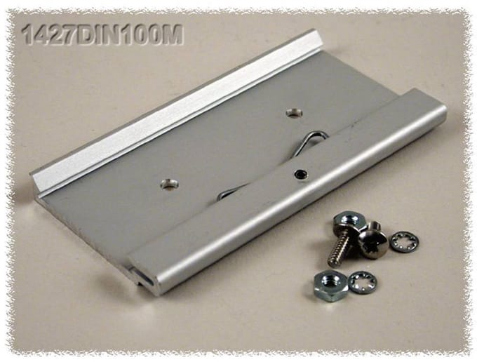 Hammond Electronics 1427DIN100M DIN-clip Voor DIN-rail montage 1 stuk(s)