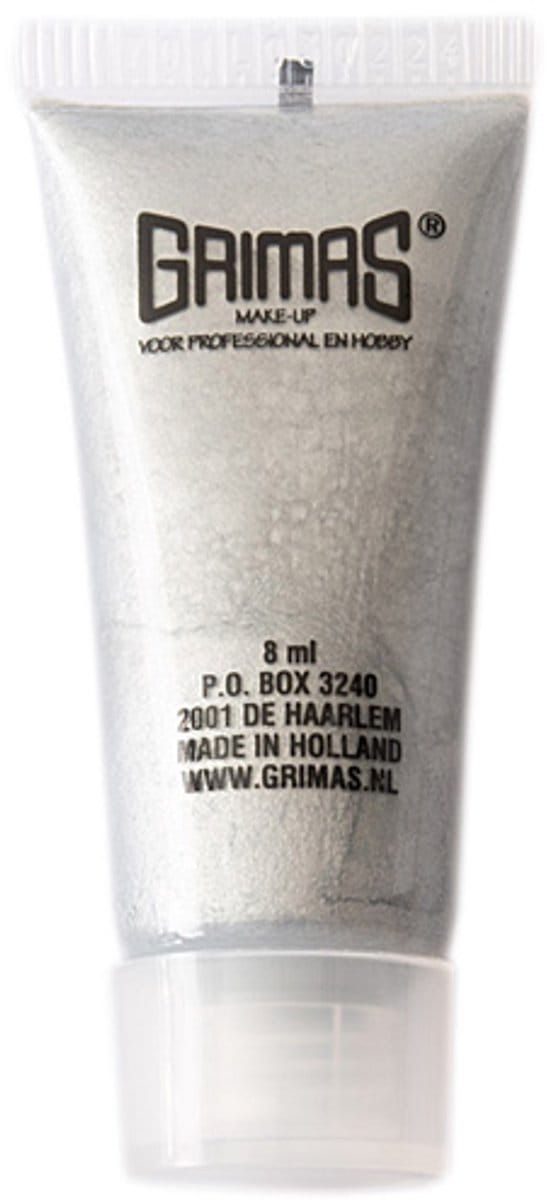 Grimas Liquid Make-up - Parel Zilver 701 - 8ml