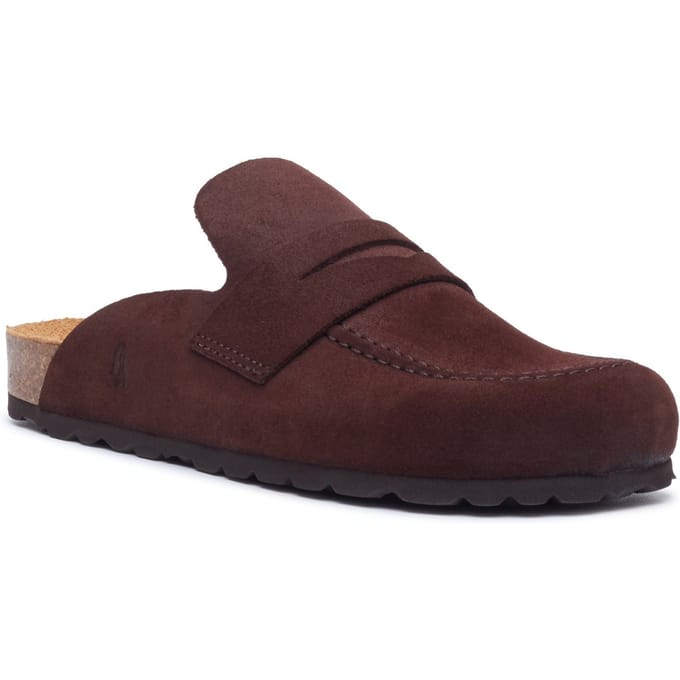 Hush Puppies Briar Gesloten Neus Suède Dames CHOCOLADE Muilen
