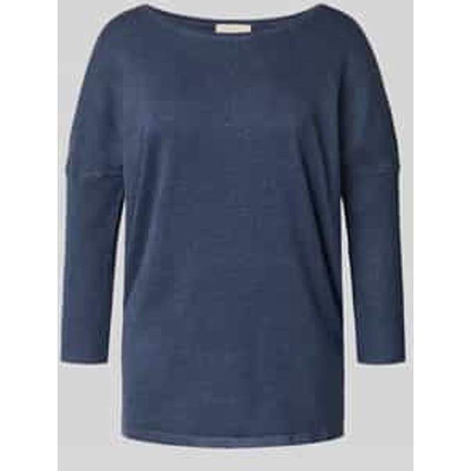 Gebreide pullover van viscosemix met 3/4-mouwen, model 'JONE'
