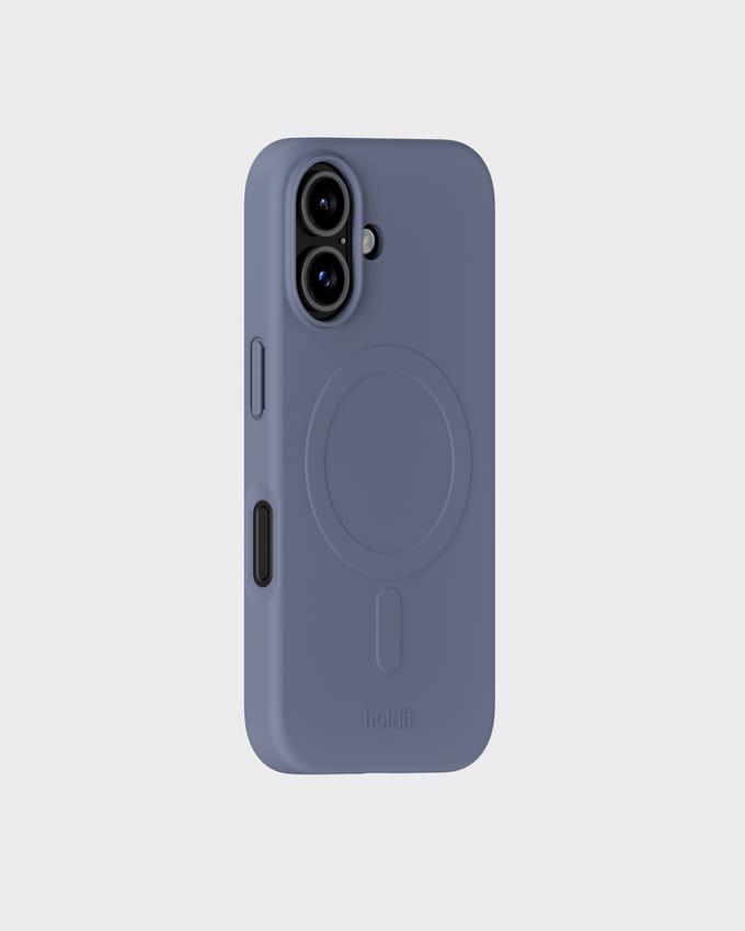 Holdit Soft geschikt voor MagSafe Case geschikt voor iPhone 16 - Pacific Blue
