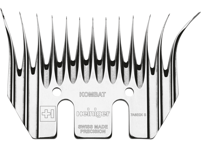 Heiniger Kombat Run-In Comb – Professionele scheerkam voor kruising-schapen 97 mm