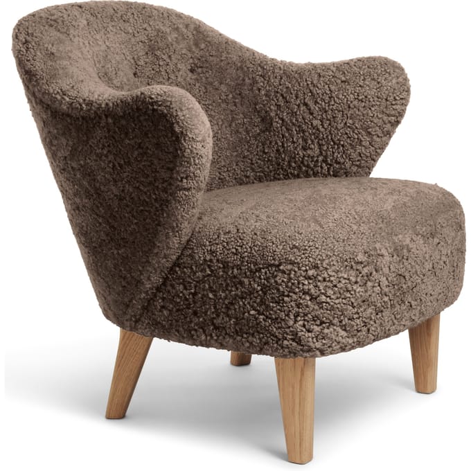 Audo Ingeborg Schapenvacht Fauteuil - eiken - sahara