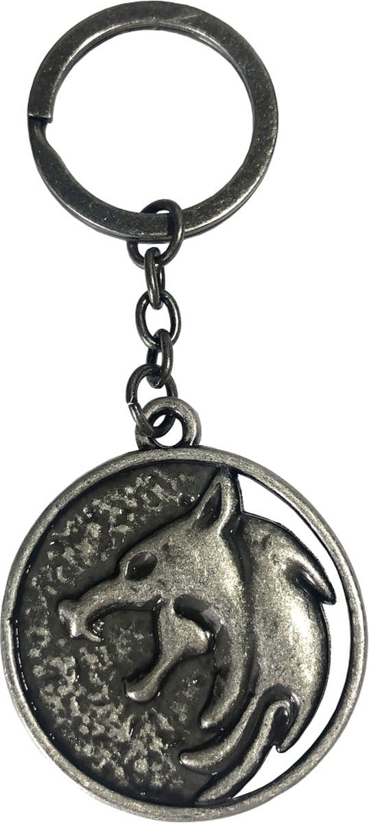 The Witcher - Metal Sleutelhanger - Wolf School