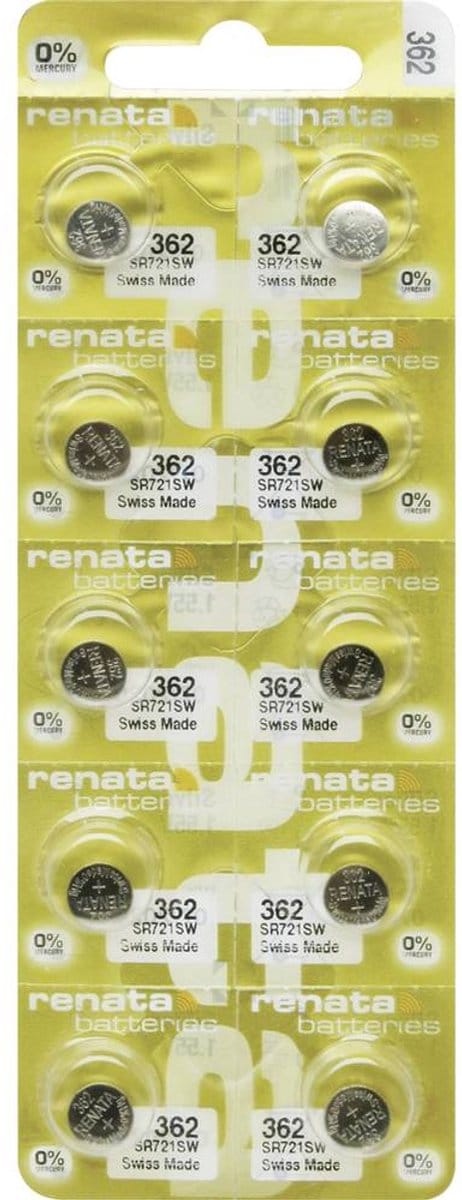 Renata Knoopcel 362 10 stuk(s) 24 mAh